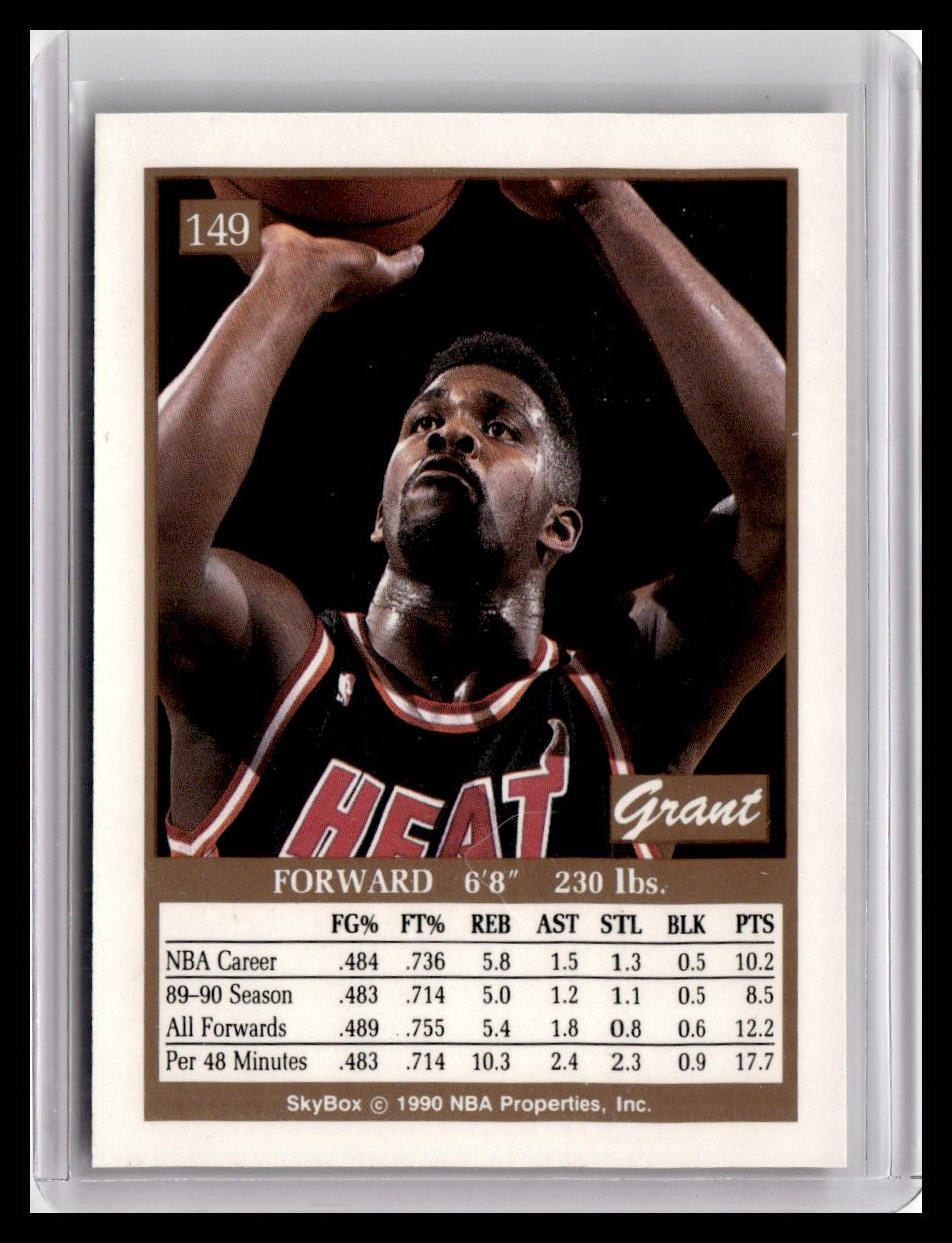 1990-91 SkyBox #149 Grant Long Base