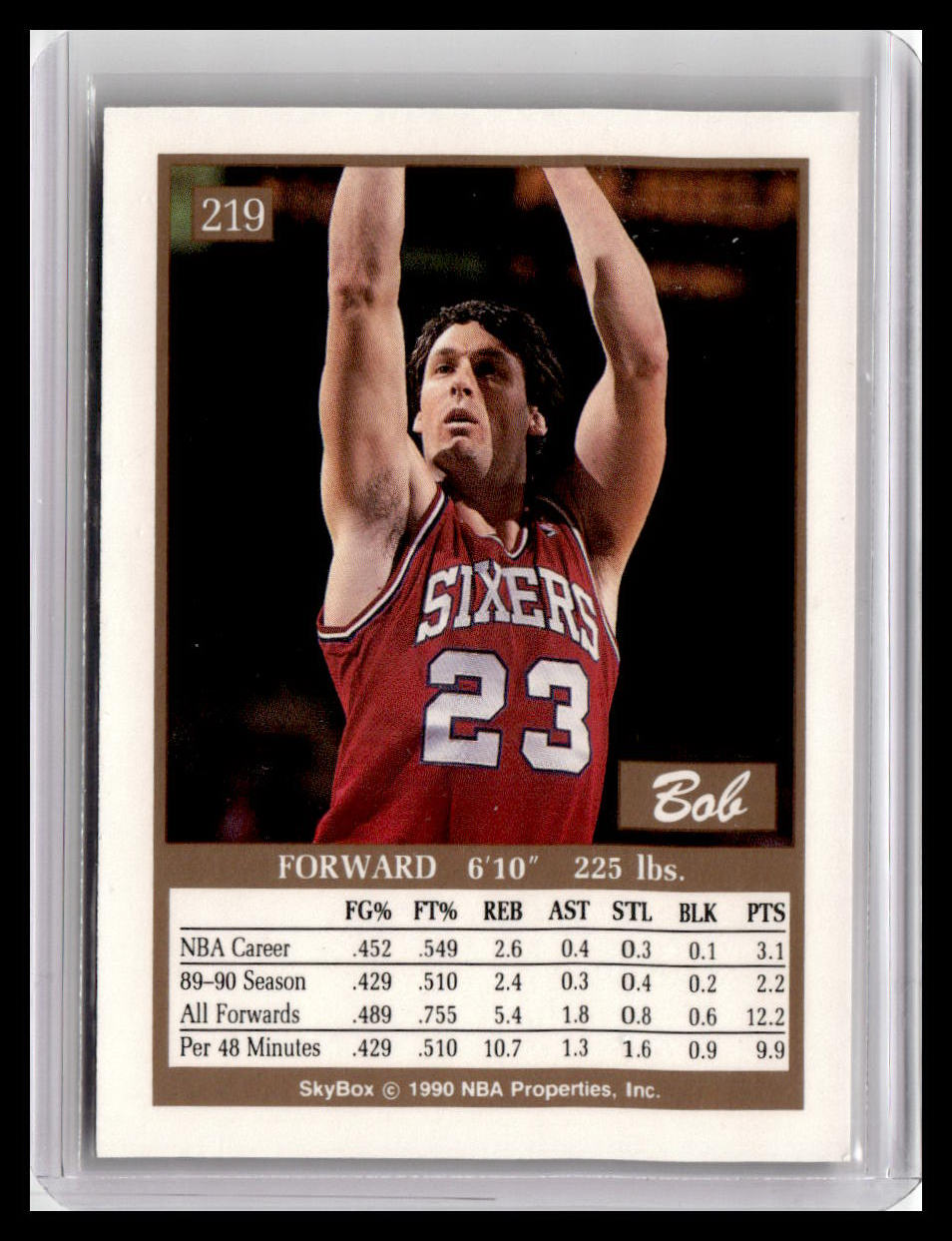 1990-91 SkyBox #219 Bob Thornton