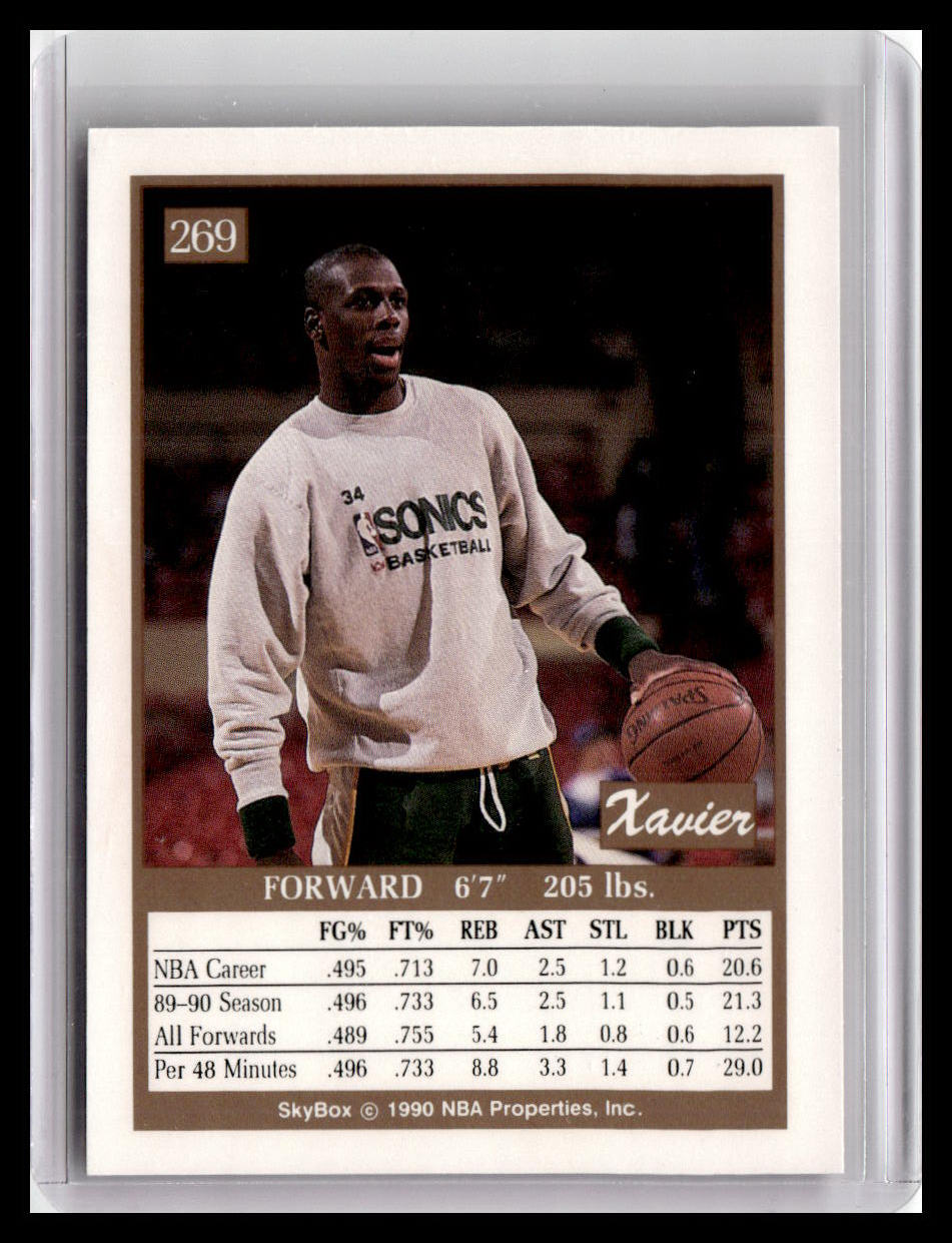 1990-91 SkyBox #269 Xavier McDaniel