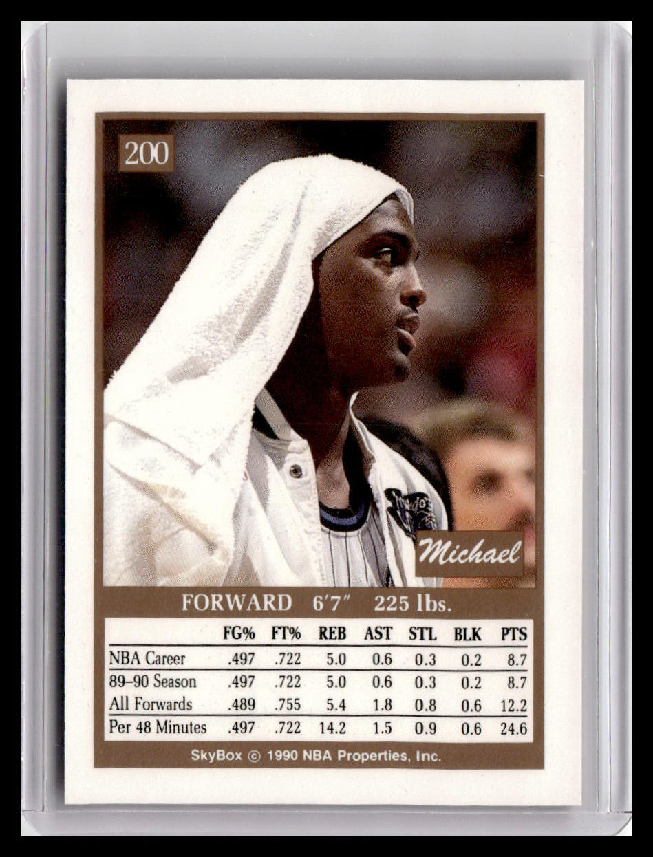 1990-91 SkyBox #200 Michael Ansley