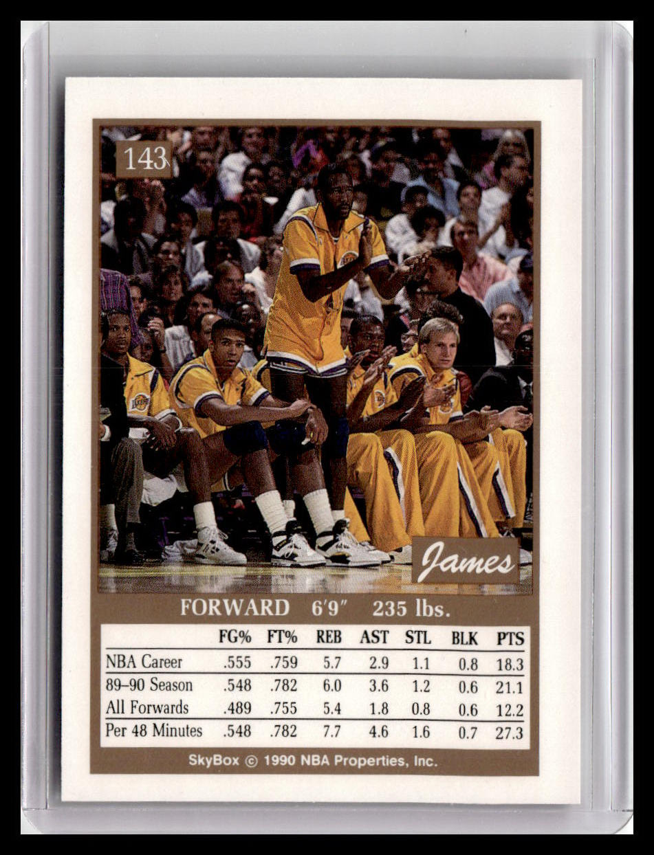 1990-91 SkyBox #143 James Worthy