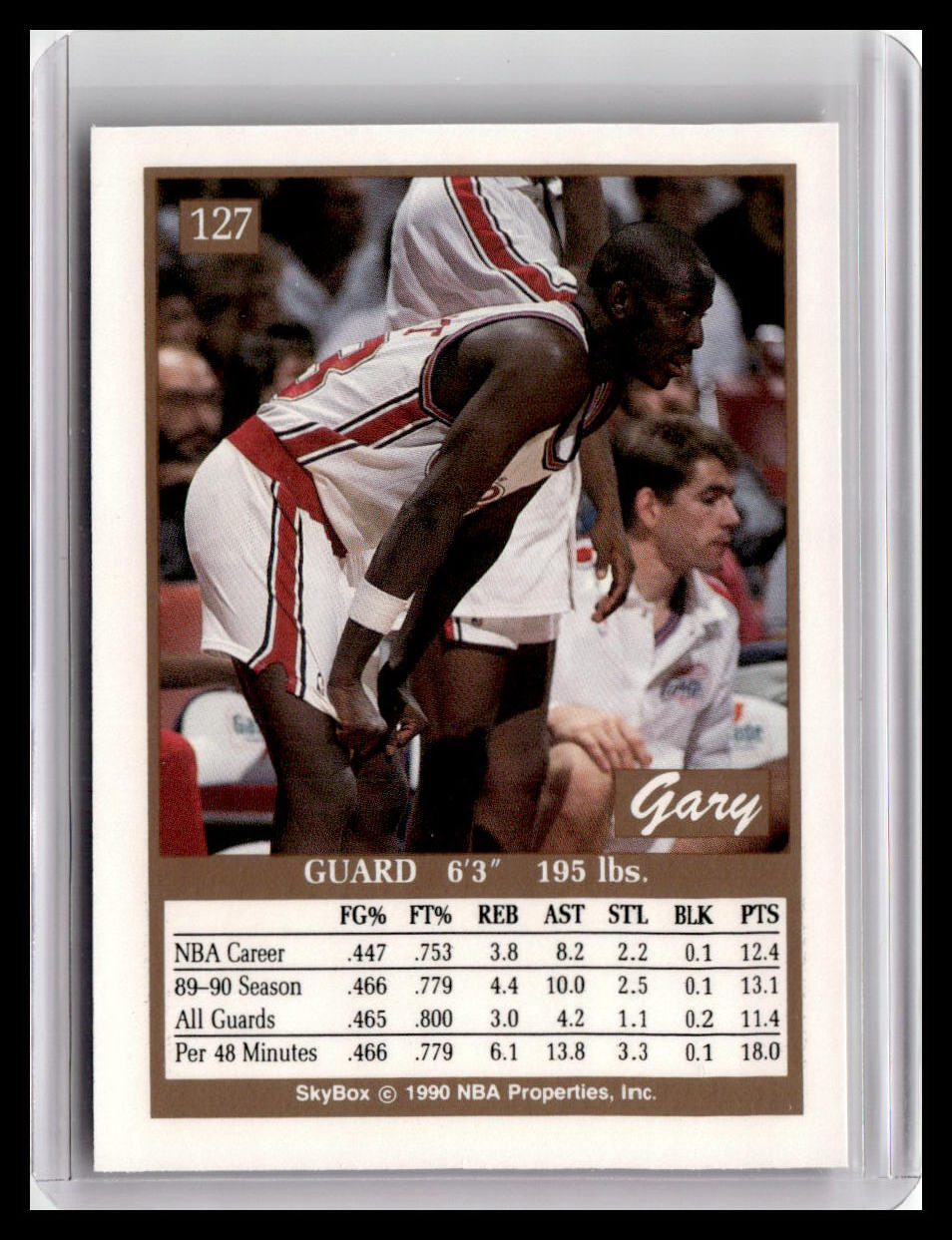 1990-91 SkyBox #127 Gary Grant
