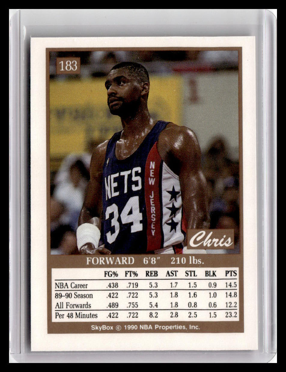 1990-91 SkyBox #183 Chris Morris