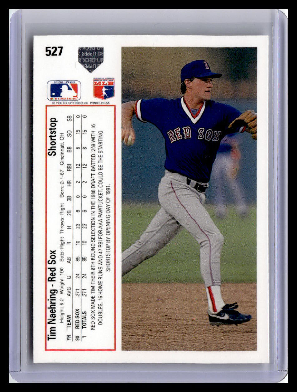 1991 Upper Deck #527b Tim Naehring