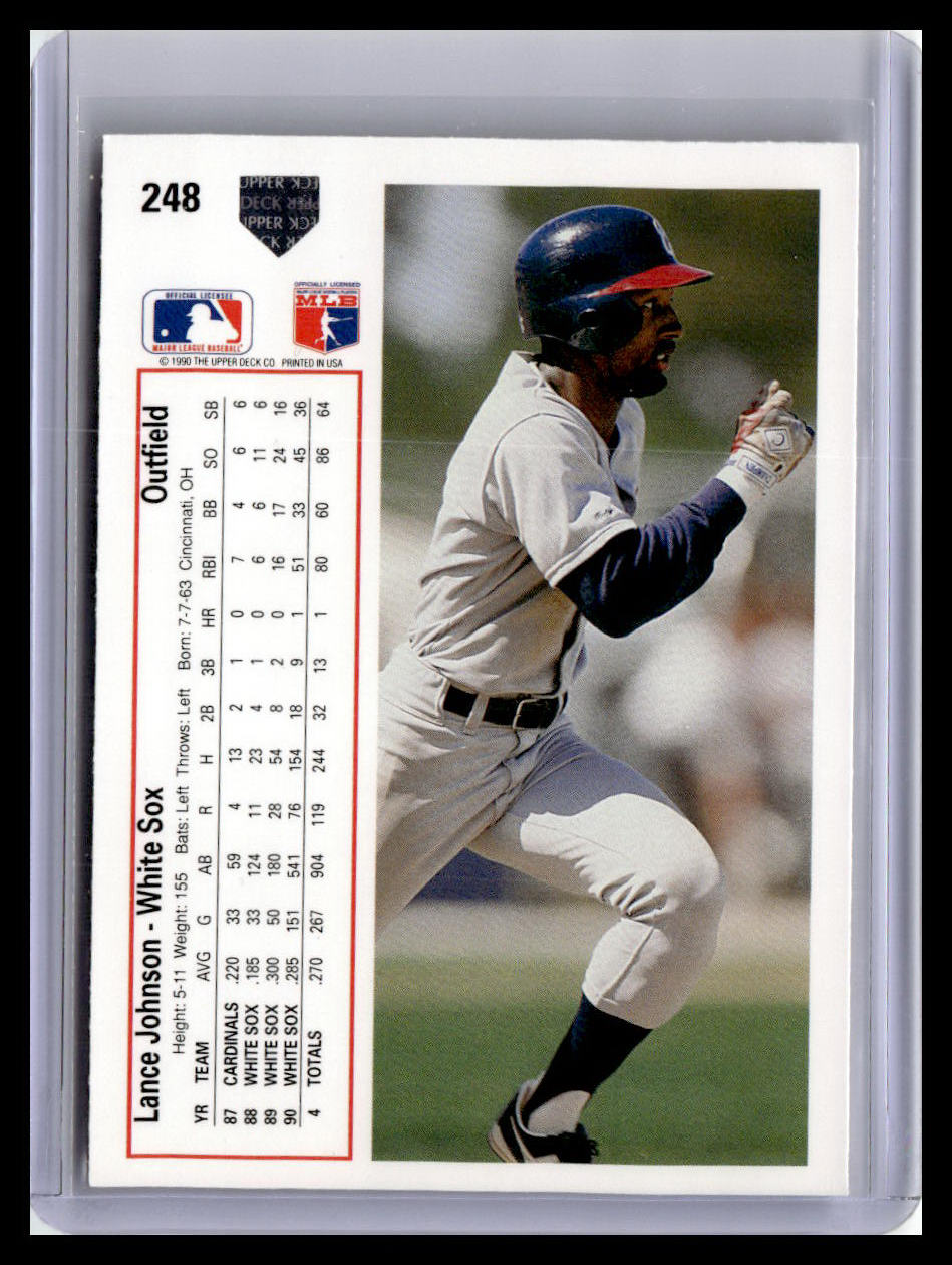 1991 Upper Deck #248 Lance Johnson