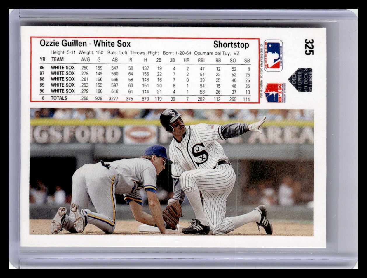 1991 Upper Deck #325d Ozzie Guillen