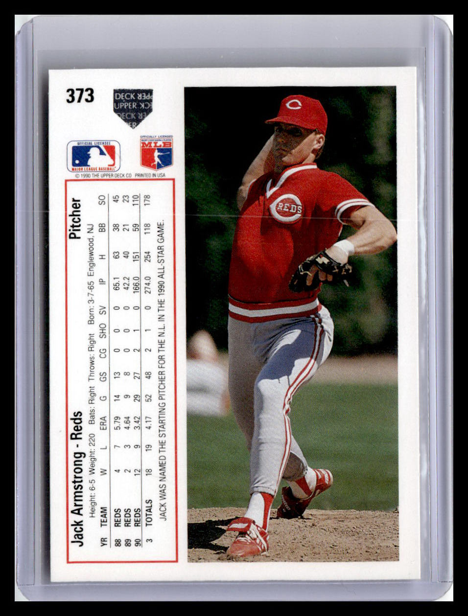 1991 Upper Deck #373c Jack Armstrong