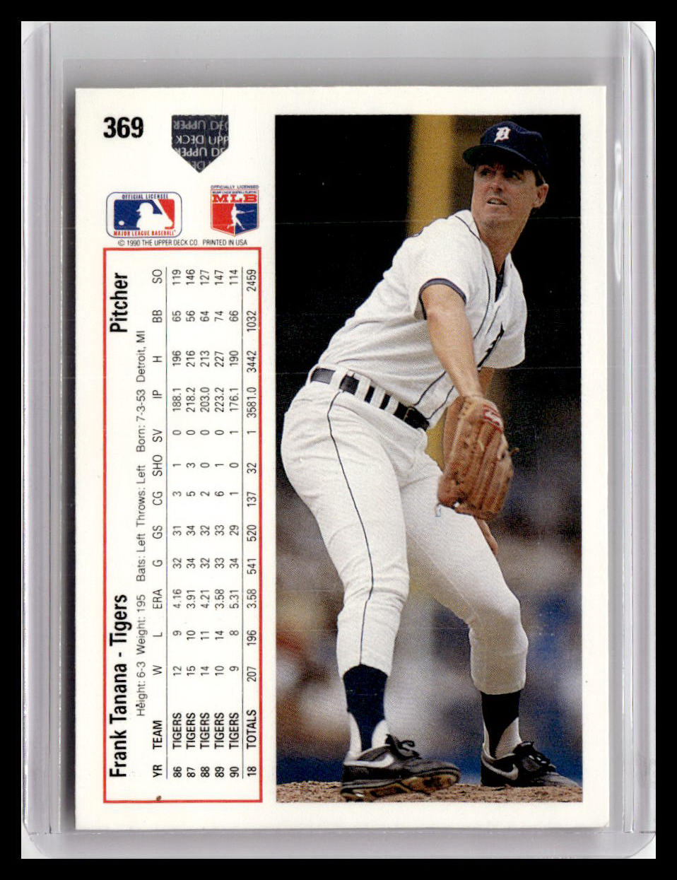 1991 Upper Deck #369 Frank Tanana