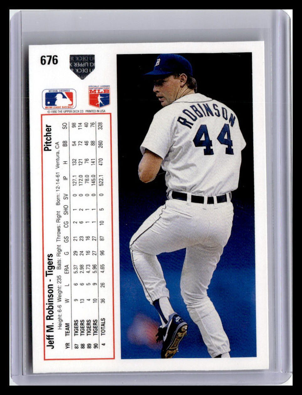 1991 Upper Deck #676c Jeff M. Robinson