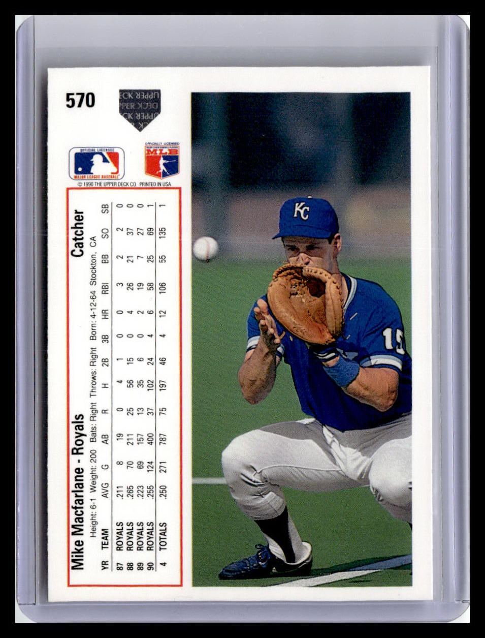 1991 Upper Deck #570c Mike Macfarlane