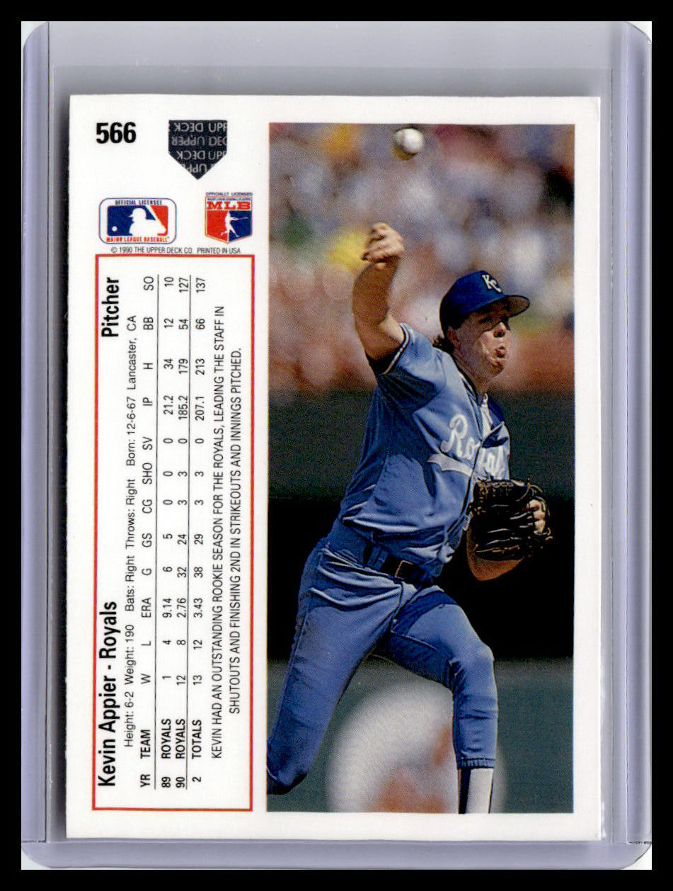 1991 Upper Deck #566b Kevin Appier
