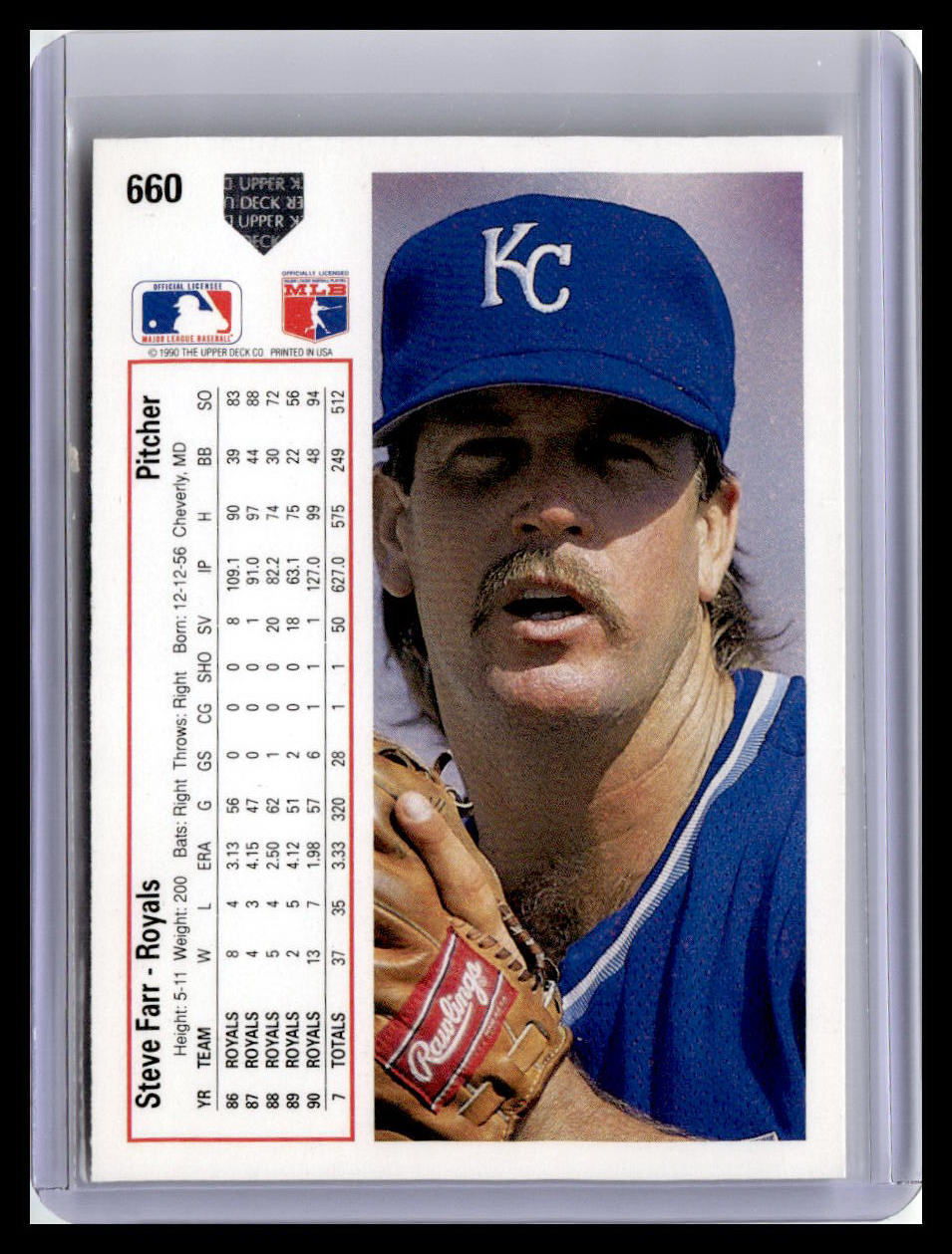 1991 Upper Deck #660 Steve Farr