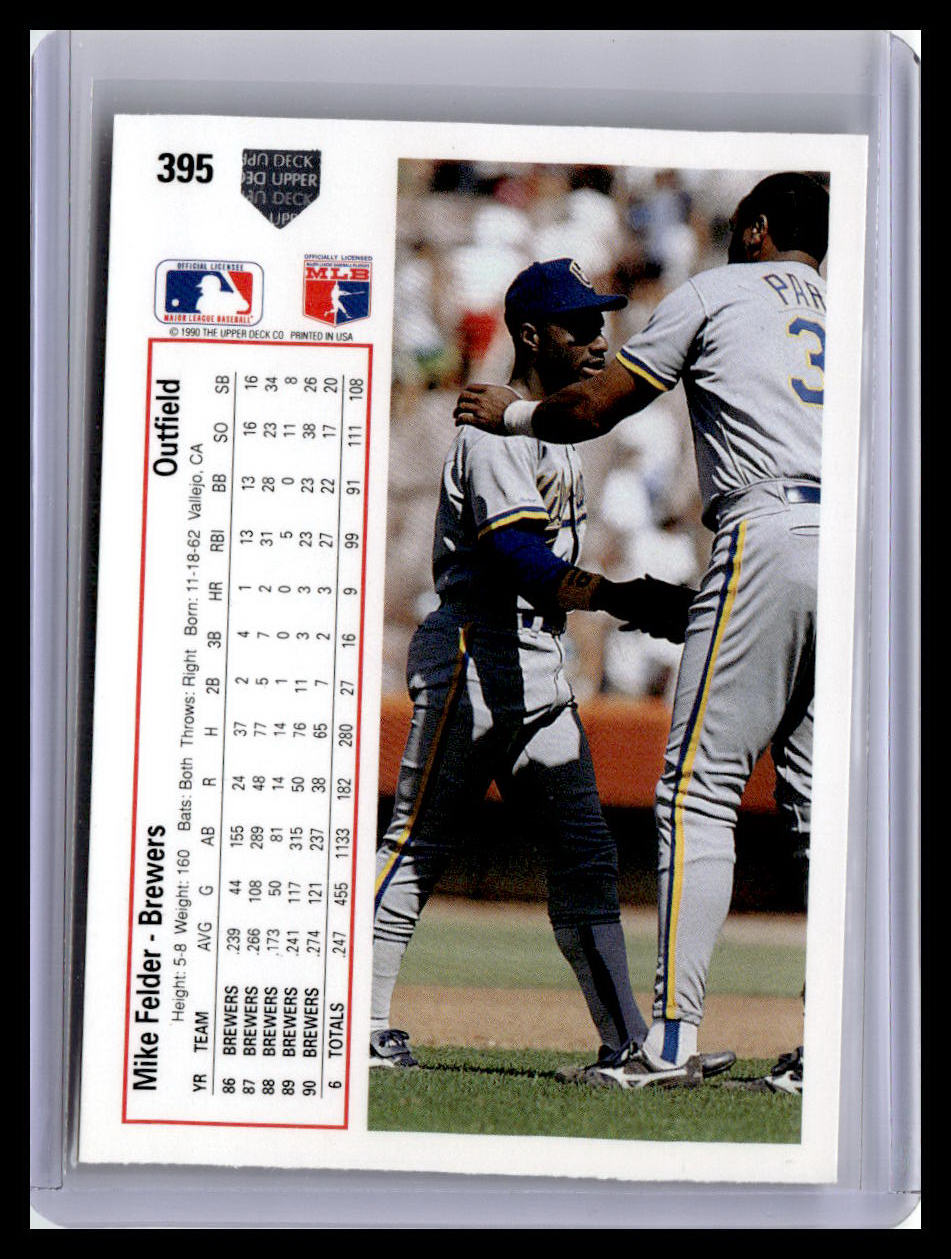 1991 Upper Deck #395d Mike Felder