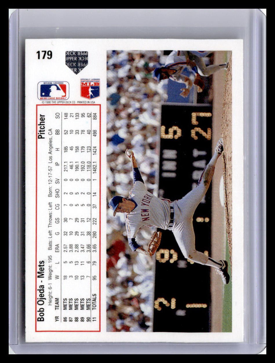 1991 Upper Deck #179 Bob Ojeda
