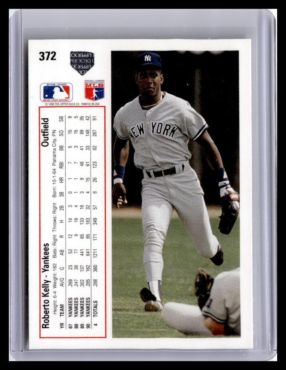 1991 Upper Deck #372c Roberto Kelly