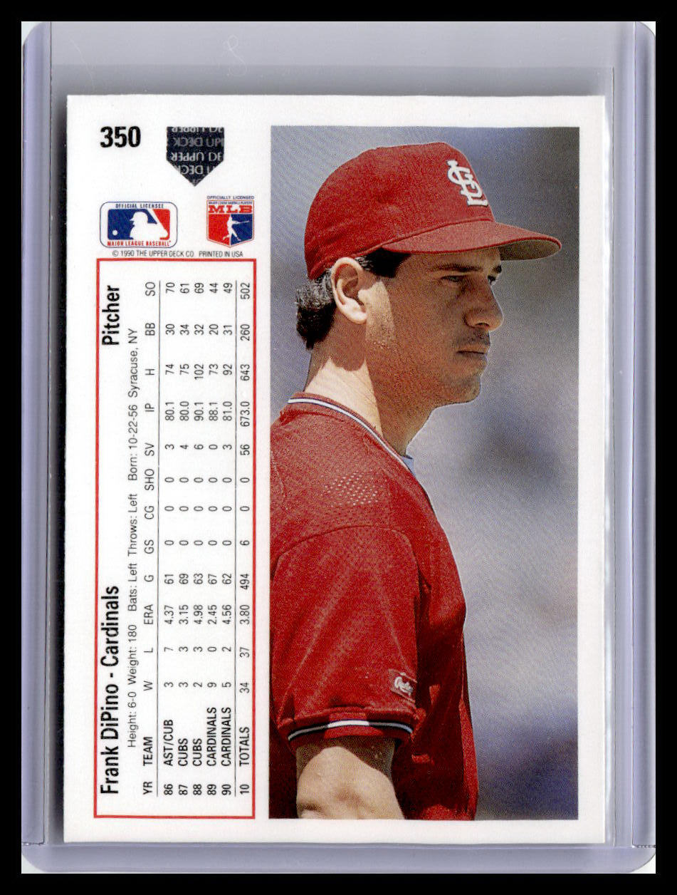 1991 Upper Deck #350b Frank DiPino