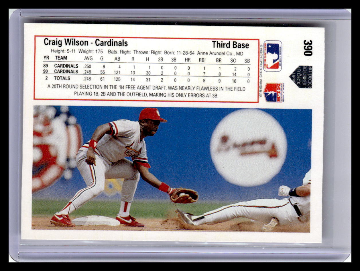 1991 Upper Deck #390 Craig Wilson