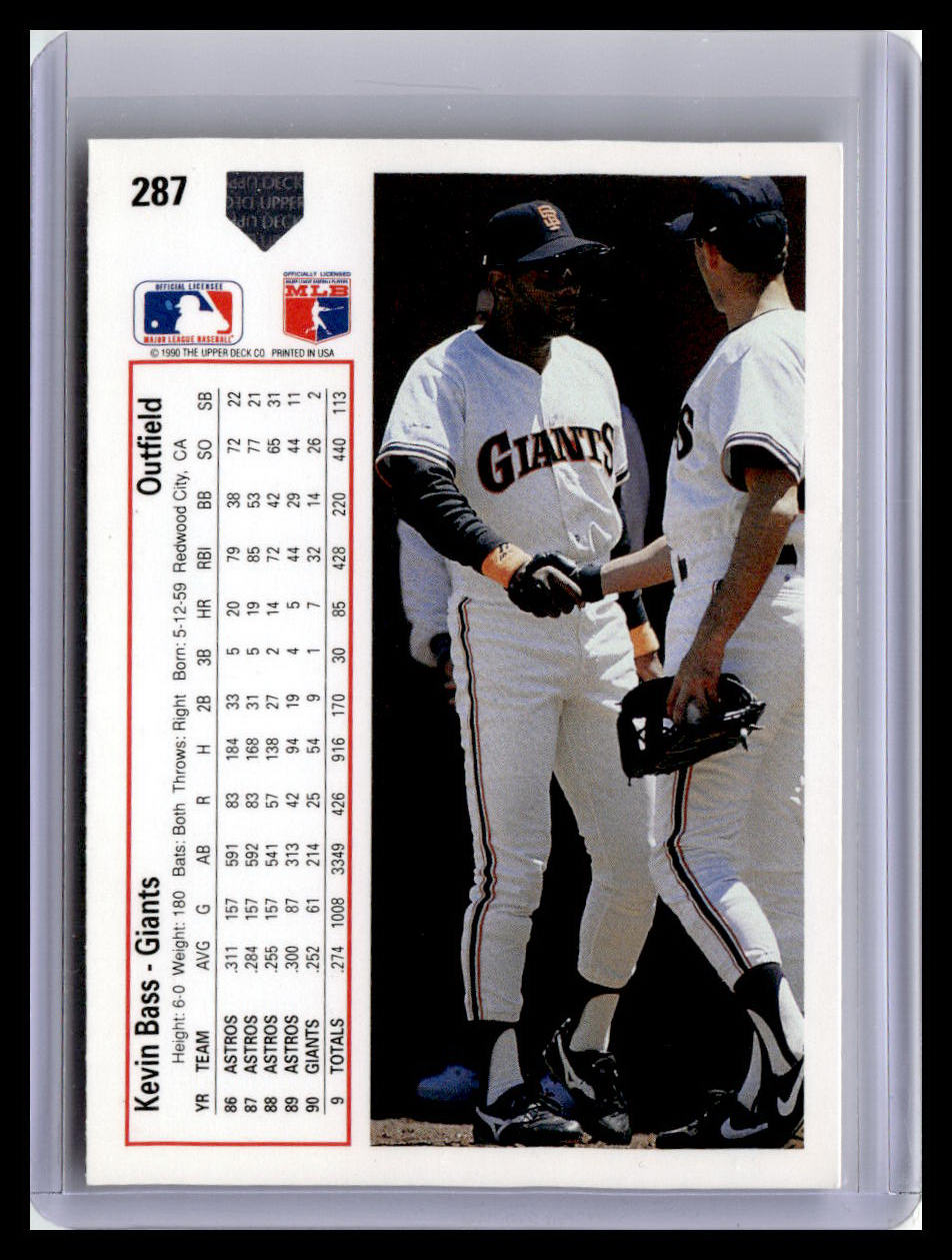 1991 Upper Deck #287 Kevin Bass