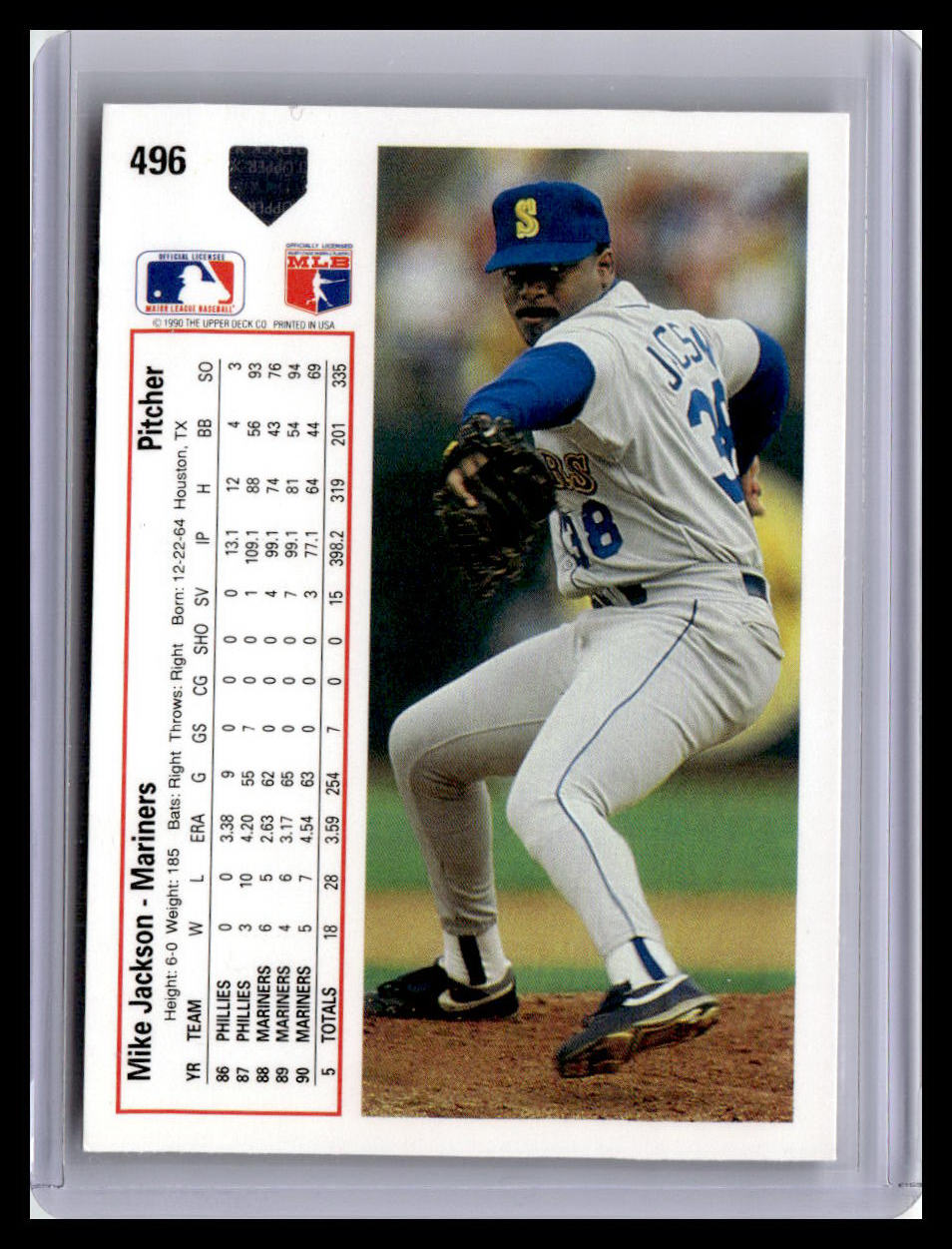 1991 Upper Deck #496d Mike Jackson