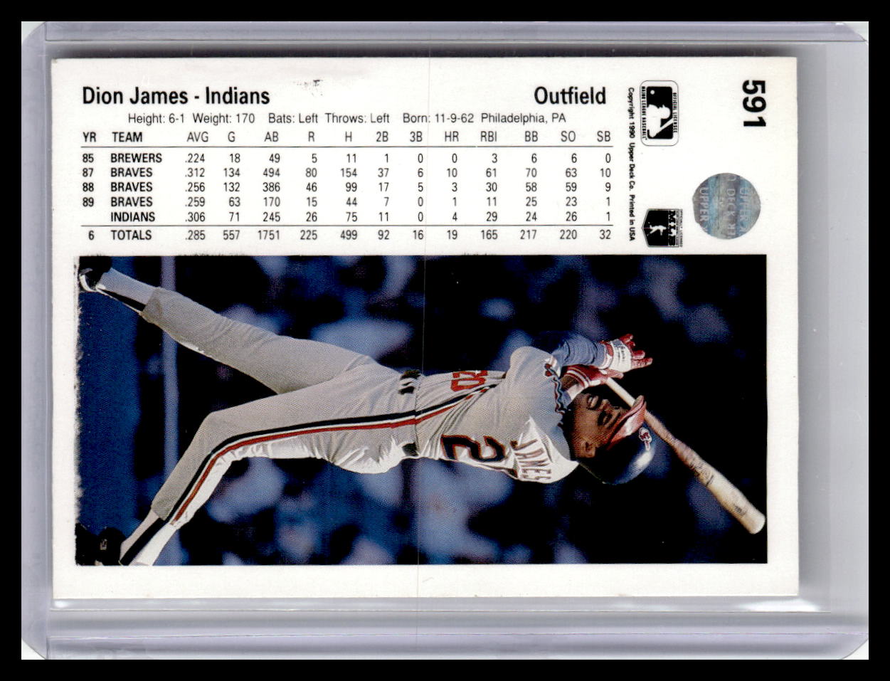 1990 Upper Deck #591 Dion James
