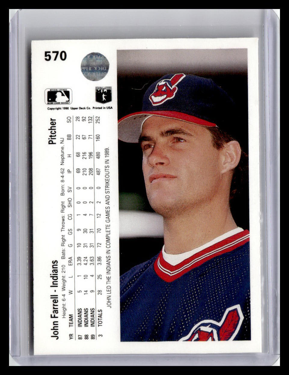 1990 Upper Deck #570 John Farrell