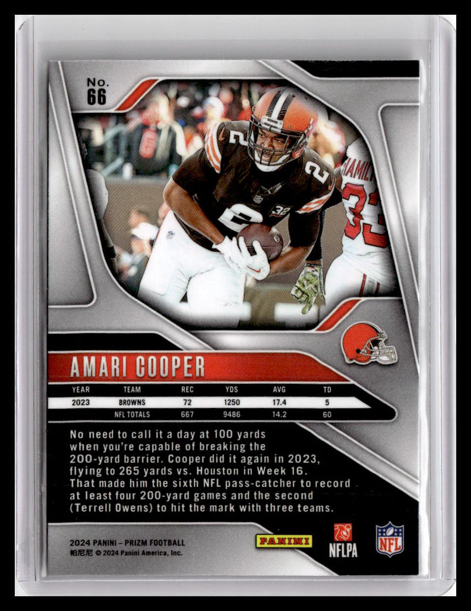 2024 Panini Prizm #66 Amari Cooper
