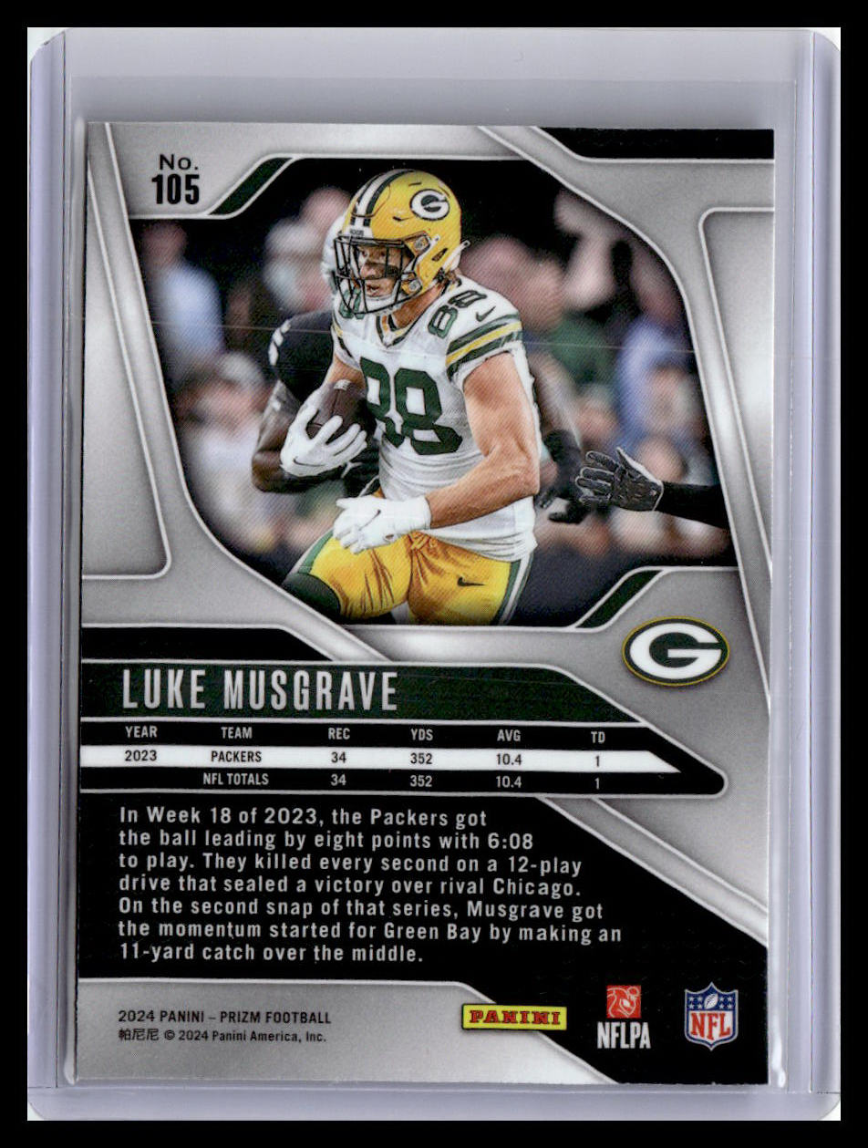2024 Panini Prizm #105 Luke Musgrave