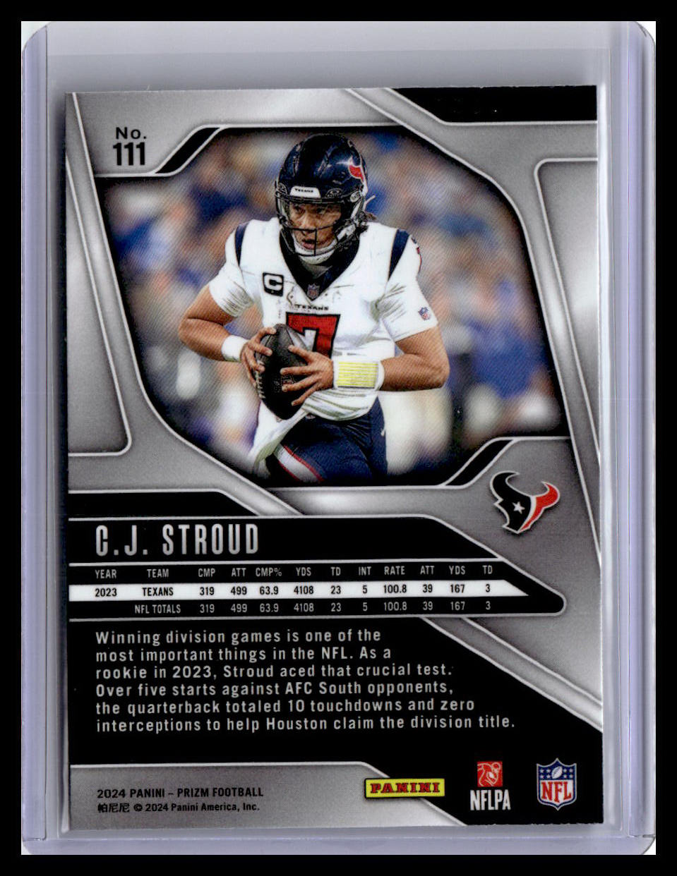 2024 Panini Prizm #111 C.J. Stroud