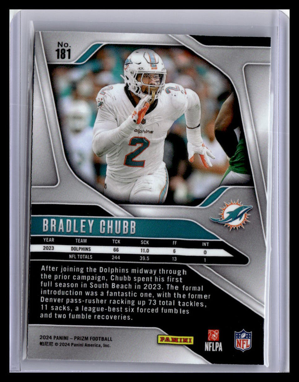 2024 Panini Prizm #181 Bradley Chubb Green