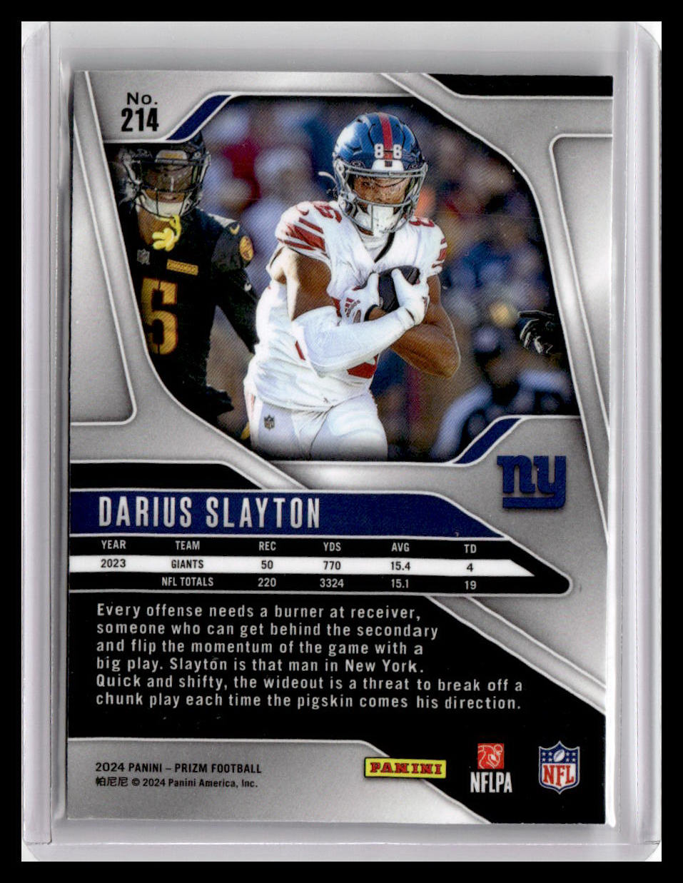 2024 Panini Prizm #214 Darius Slayton