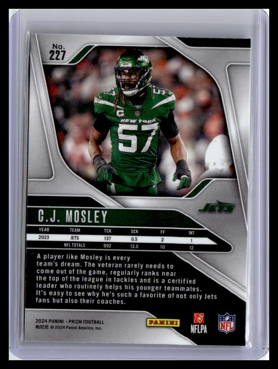 2024 Panini Prizm #227 C.J. Mosley