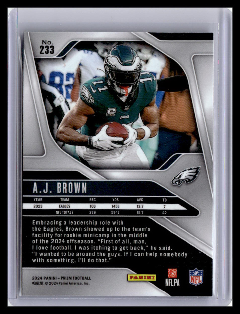 2024 Panini Prizm #233 A.J. Brown