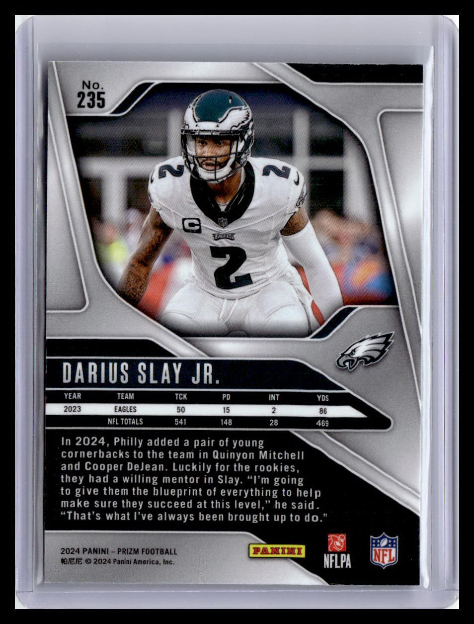 2024 Panini Prizm #235 Darius Slay Jr.
