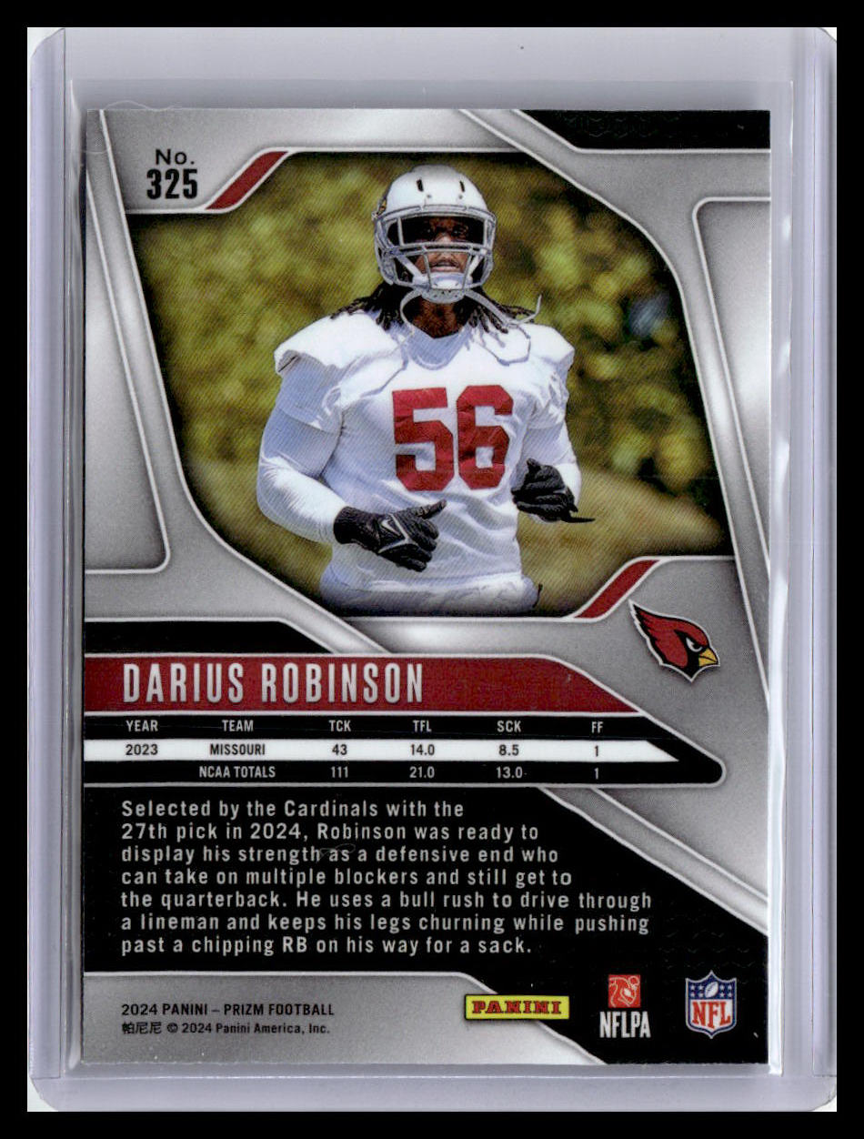 2024 Panini Prizm #325 Darius Robinson