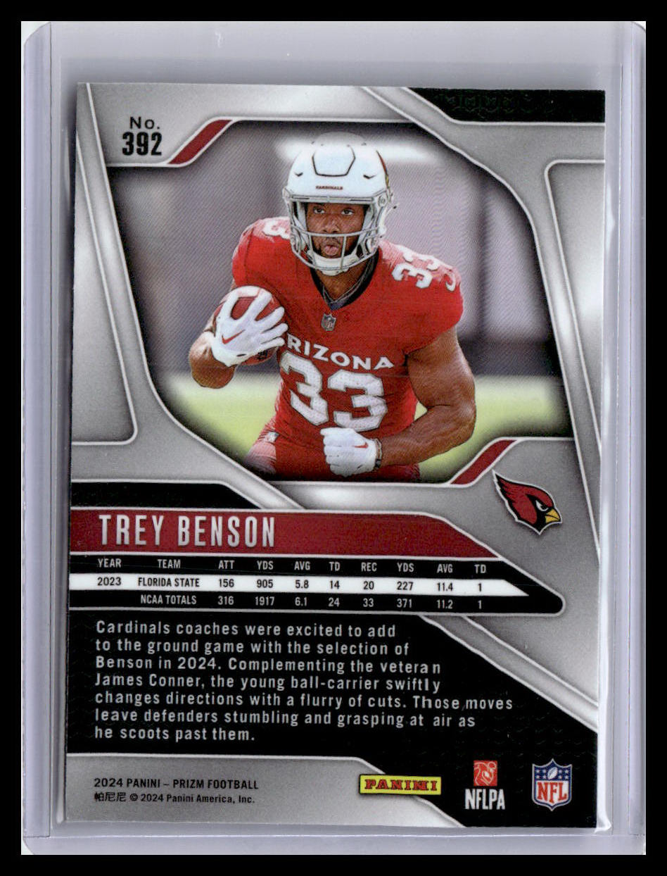 2024 Panini Prizm #392 Trey Benson