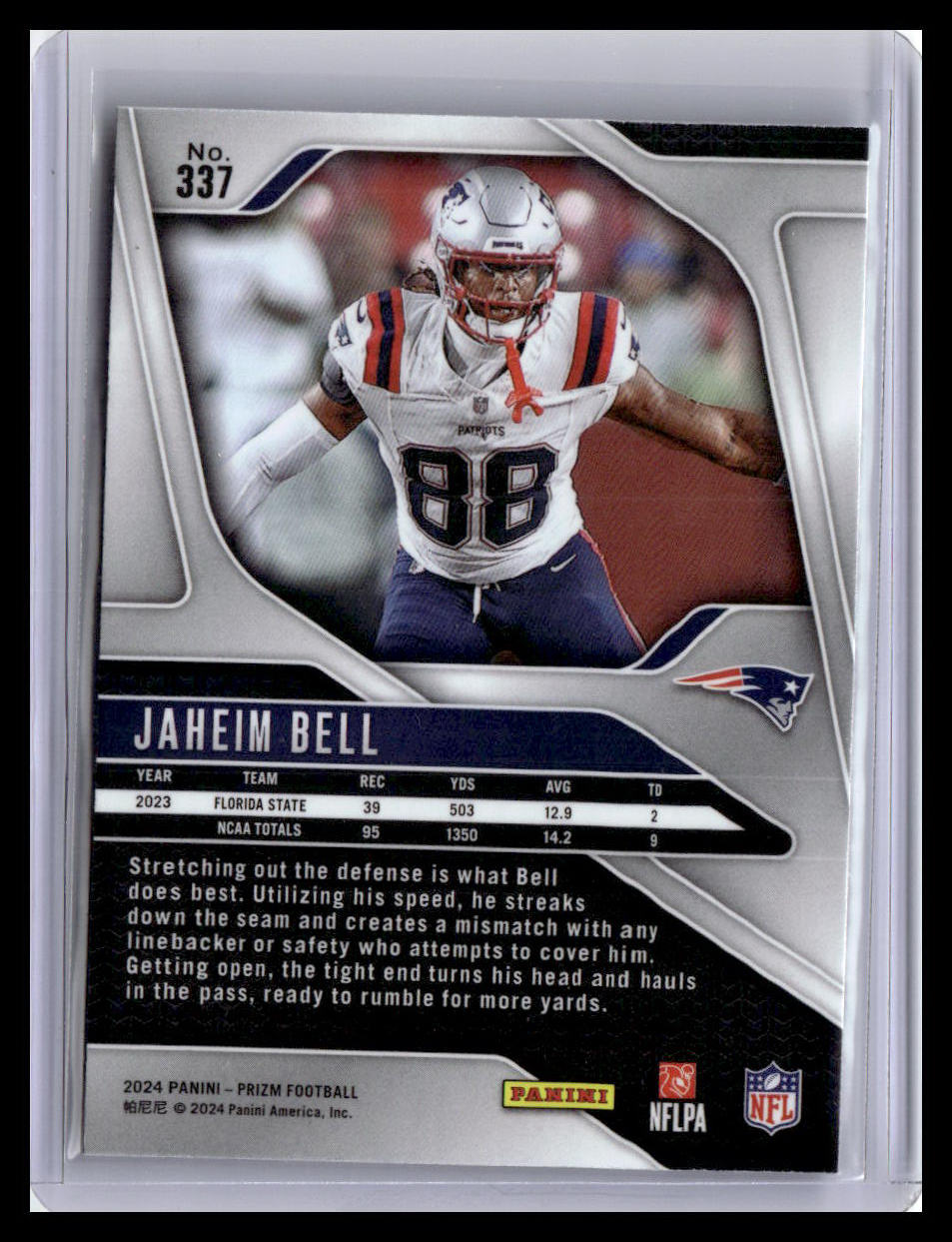 2024 Panini Prizm #337 Jaheim Bell