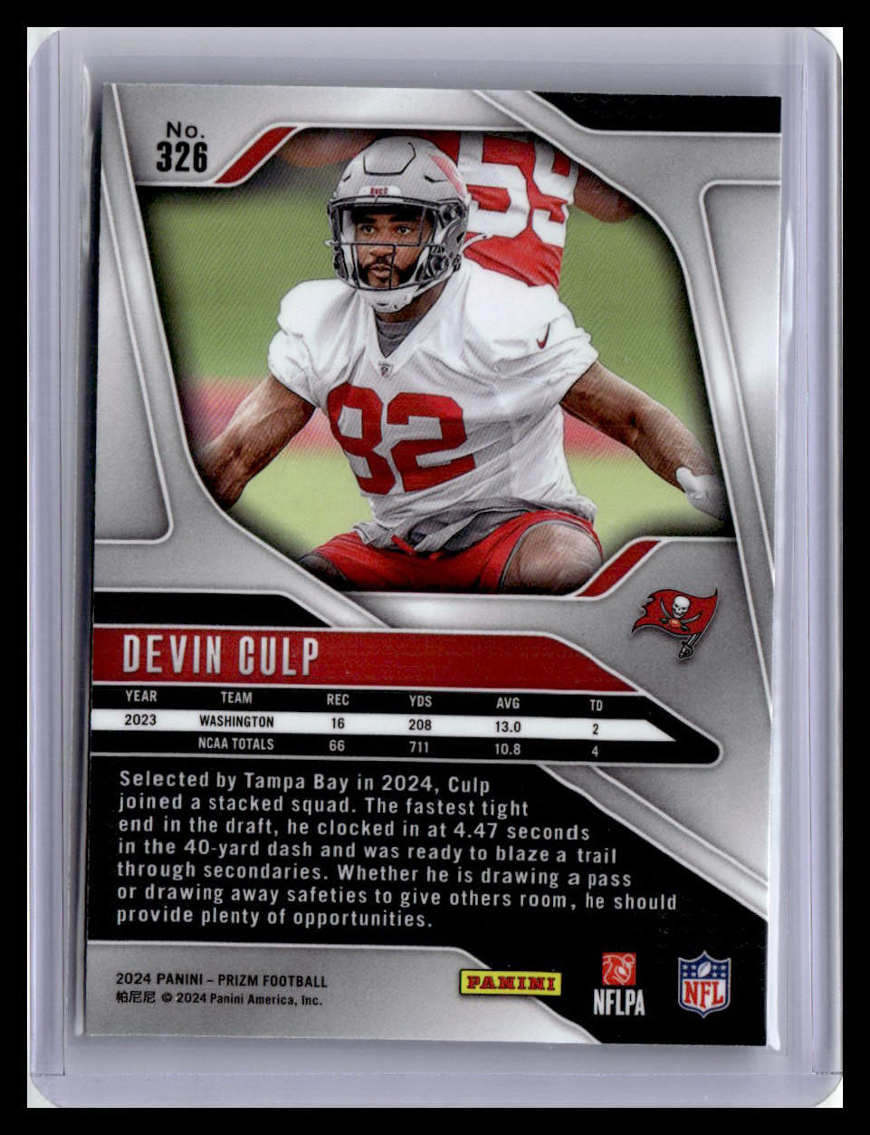 2024 Panini Prizm #326 Devin Culp
