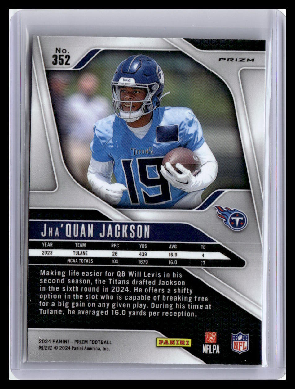 2024 Panini Prizm #352 Jha'Quan Jackson