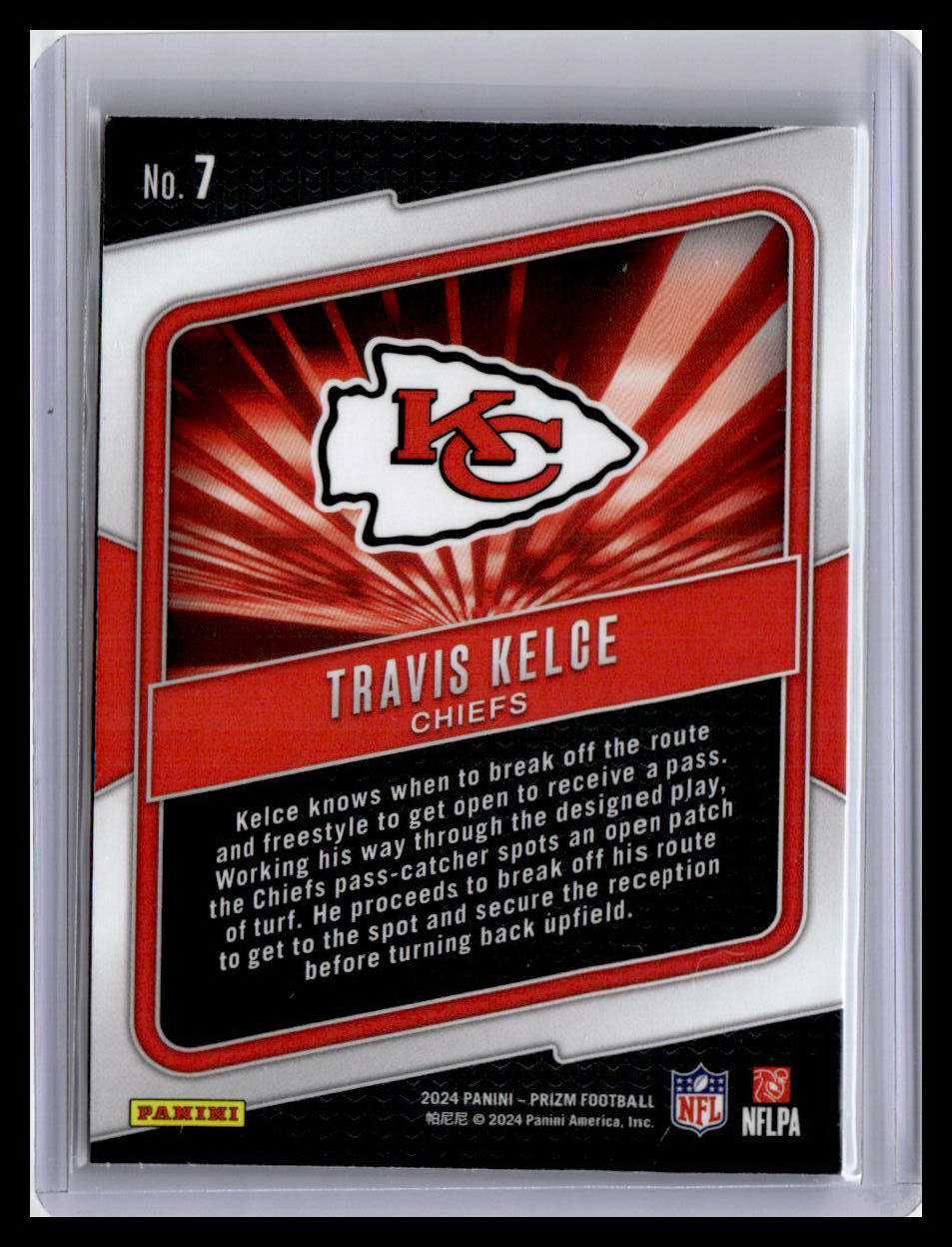 2024 Panini Prizm #7 Travis Kelce Hype