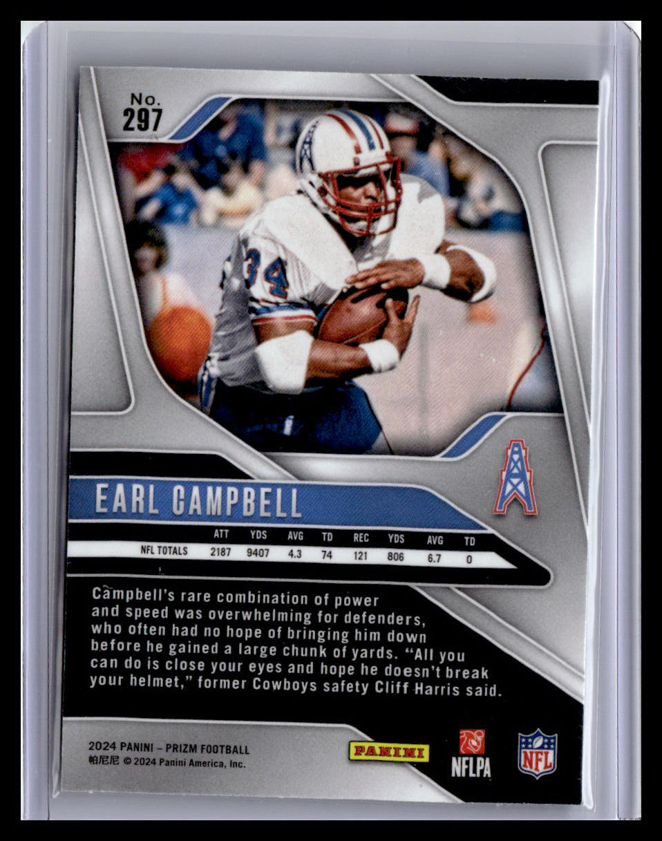 2024 Panini Prizm #297 Earl Campbell