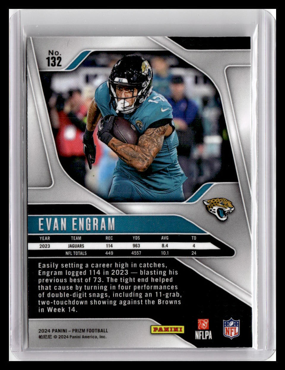2024 Panini Prizm #132 Evan Engram