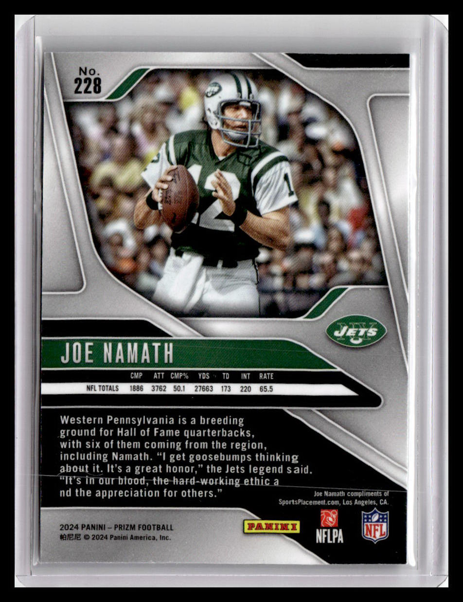 2024 Panini Prizm #228 Joe Namath