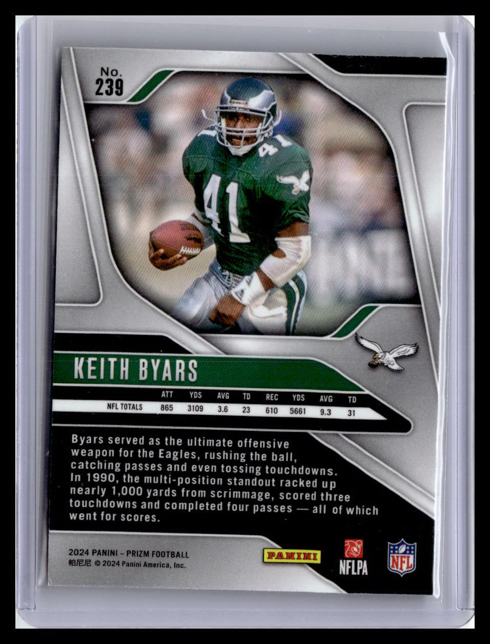 2024 Panini Prizm #239 Keith Byars