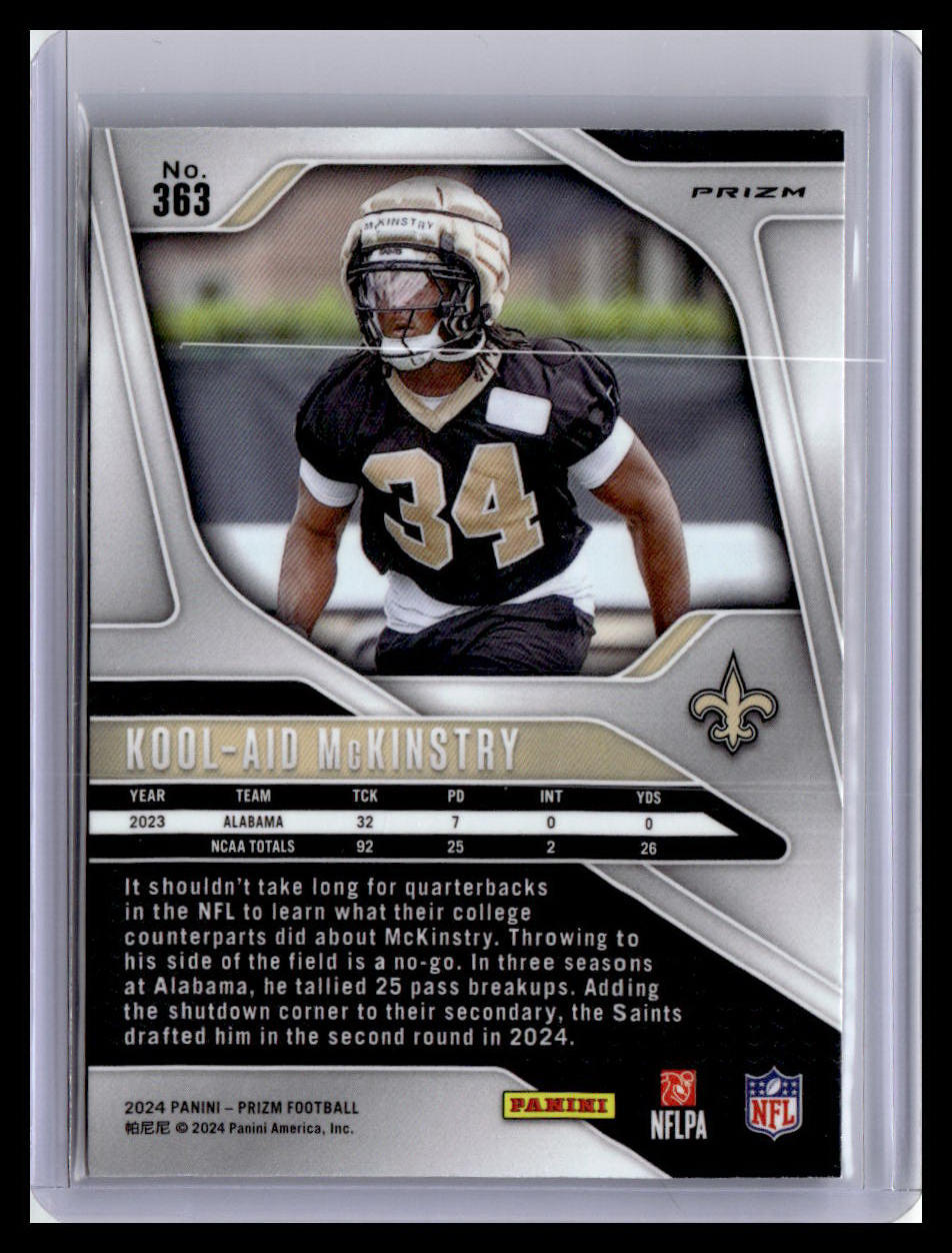 2024 Panini Prizm #363 Kool-Aid McKinstry Orange Disco Prizm