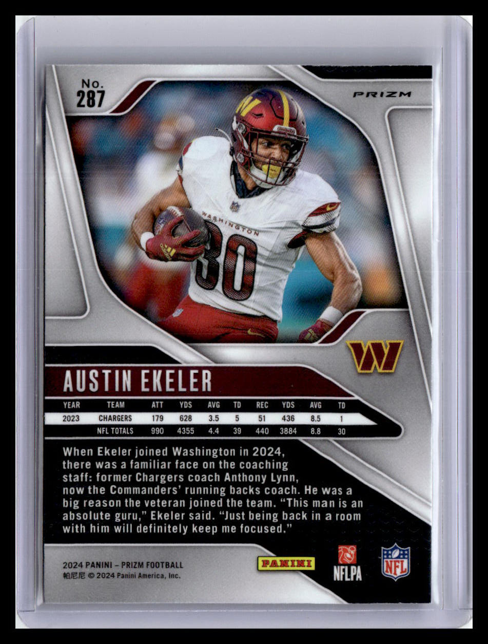 2024 Panini Prizm #287 Austin Ekeler Silver