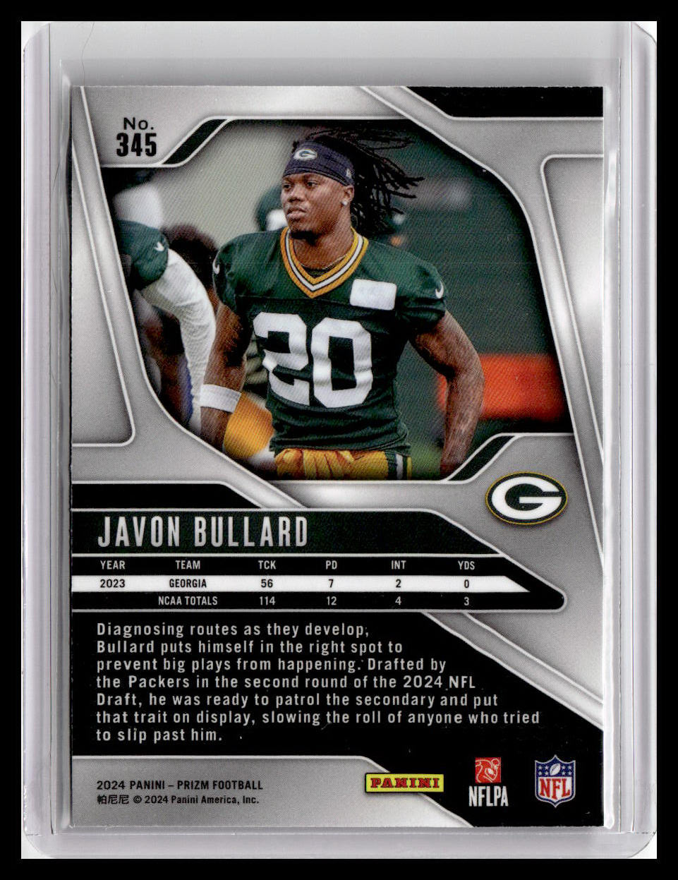 2024 Panini Prizm #345 Javon Bullard