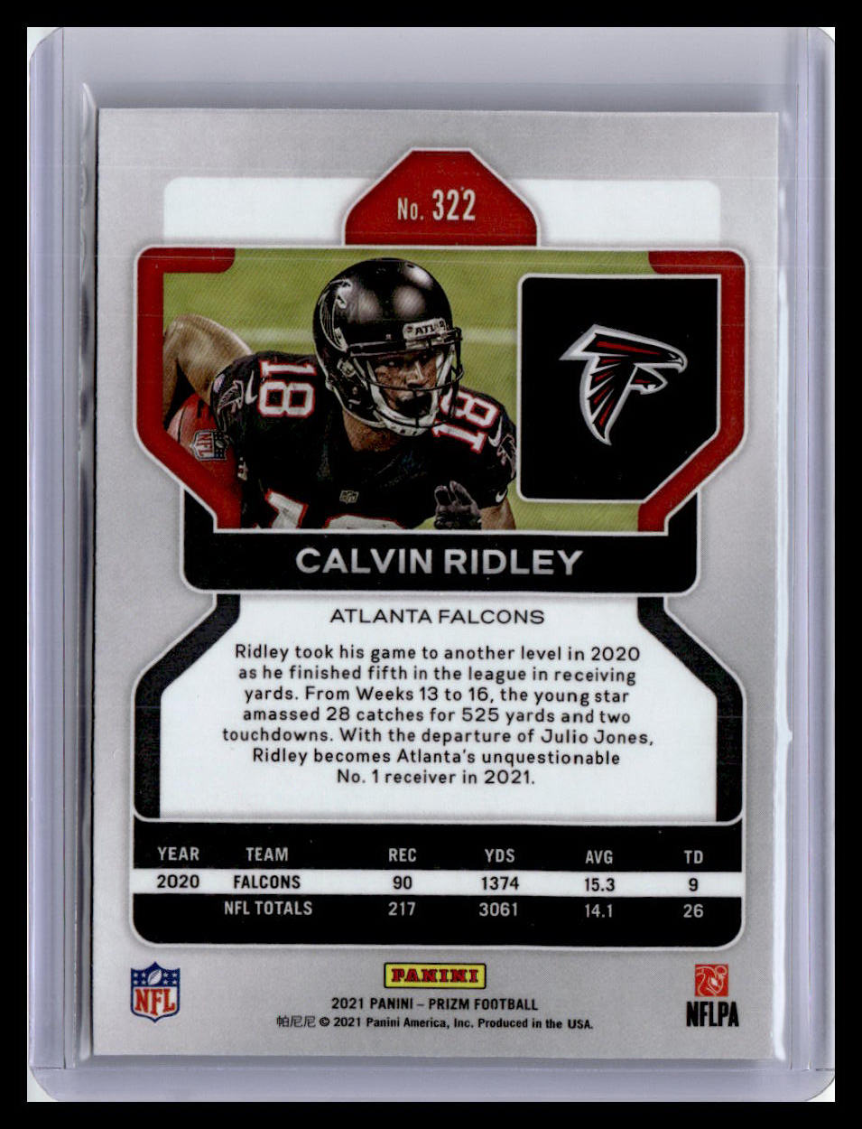 2021 Panini Prizm #322 Calvin Ridley