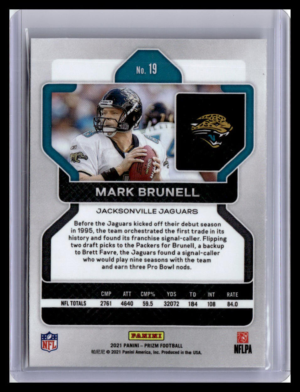2021 Panini Prizm #19 Mark Brunell