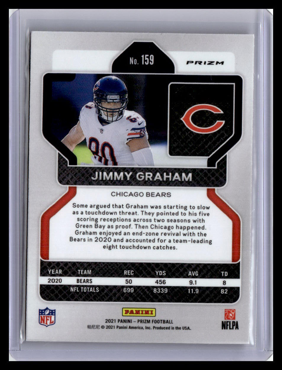 2021 Panini Prizm #159 Jimmy Graham Disco