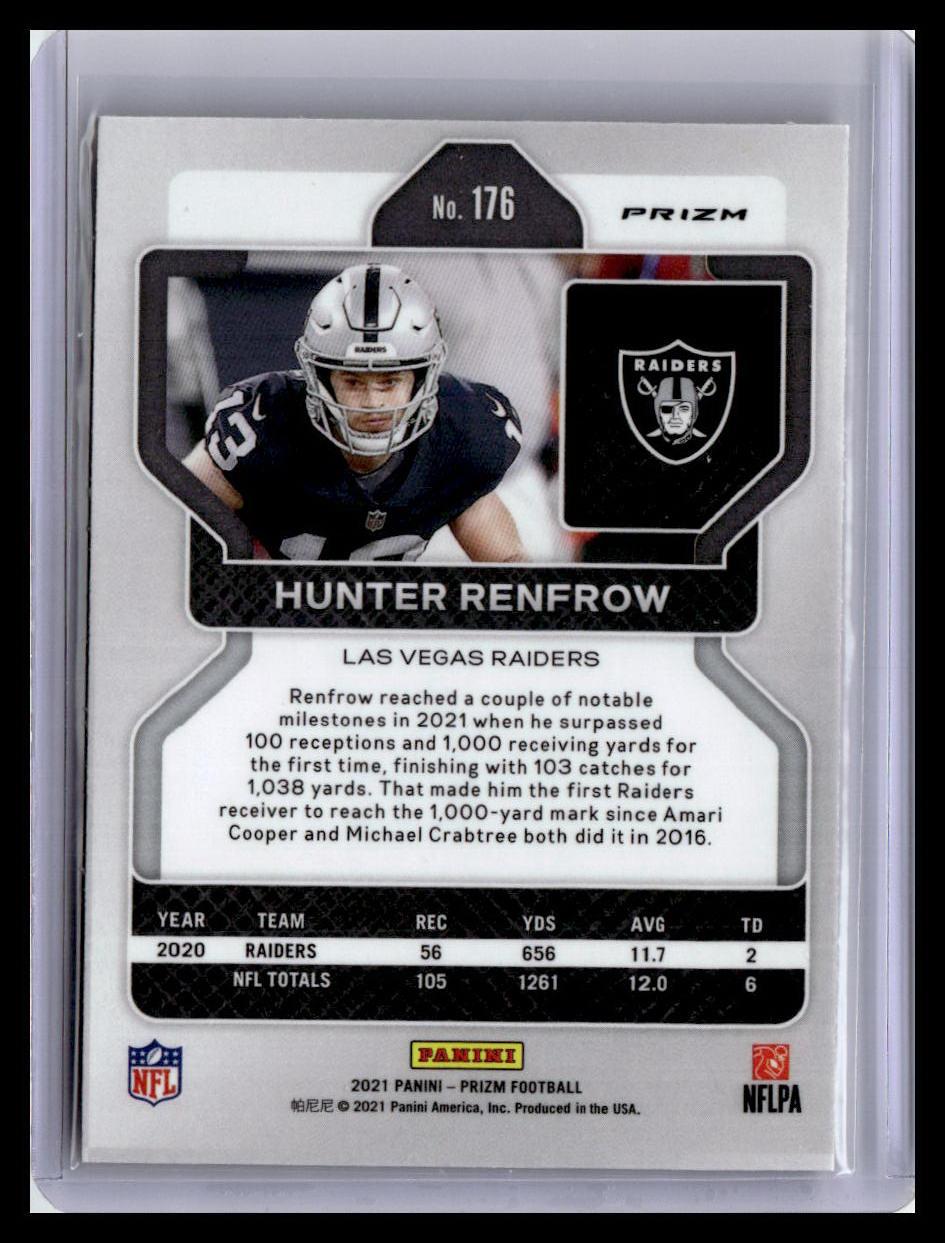 2021 Panini Prizm #176 Hunter Renfrow Disco